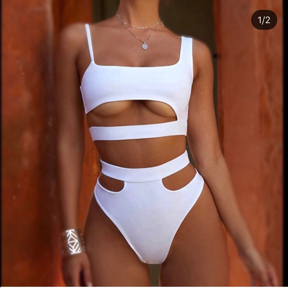 White bikini
